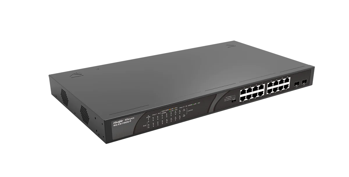 Ruijie Reyee RG-ES118GS-P 16 Port 10/100/1000 Mbps Gigabit Switch