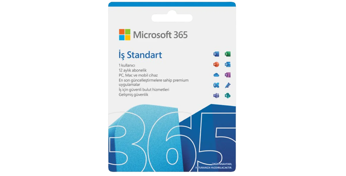 Microsoft 365 İş Standart - Elektronik Lisans